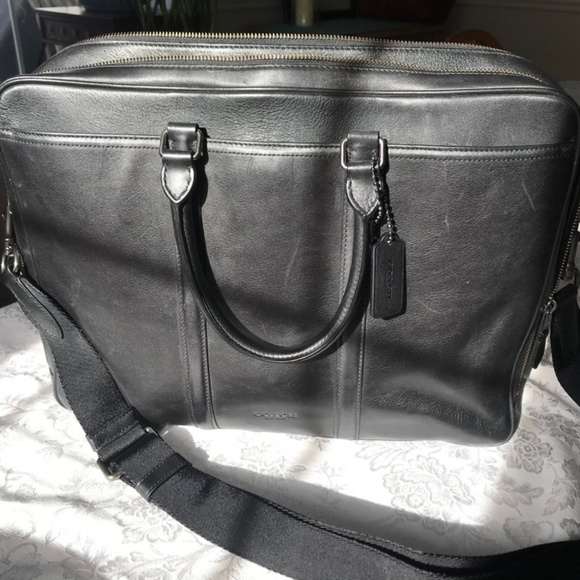 Coach Metropolitan double zip business case - Picture 1 of 3